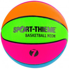 Ballon de basket multicolore fluo