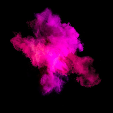 Poudre de prélèvement d'empreinte couleur rose fluo (15 mL)