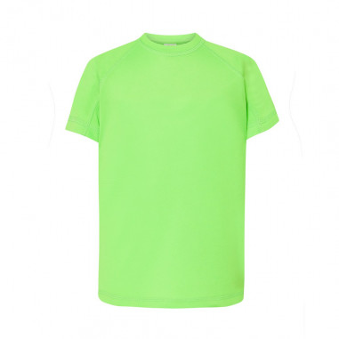 T-Shirt Fluo Enfant vert, Vêtement Fluo - Couleur De Nuit