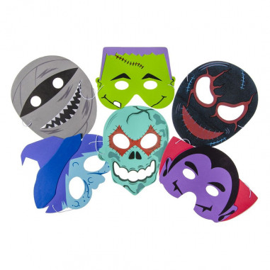 hooi jongen Handboek Kinder-Halloween-Maske, Halloween-Kostüm - Nachtfarbe