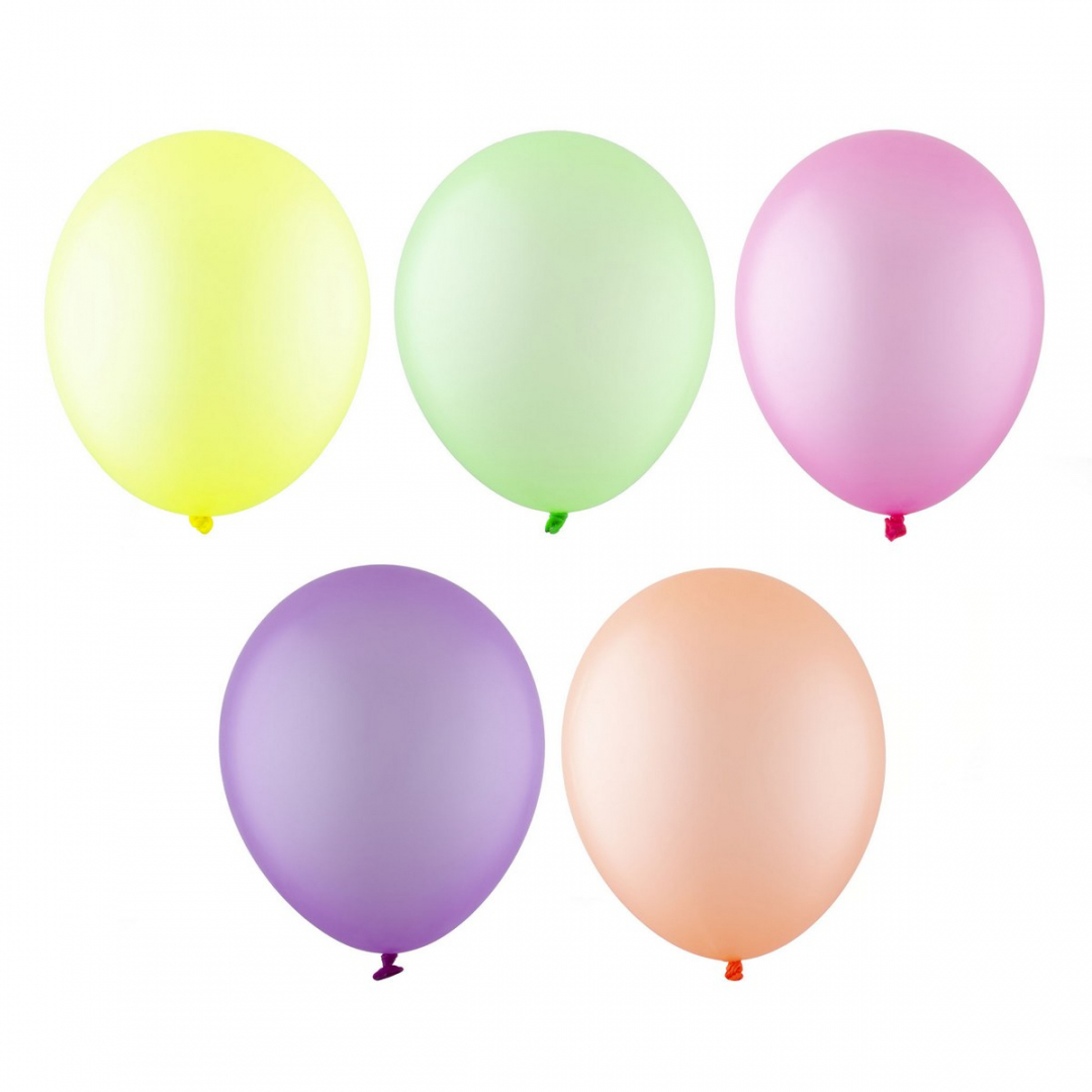 Lot de 100 Ballons Couleurs Mixtes Multicolore - Sparklers Club