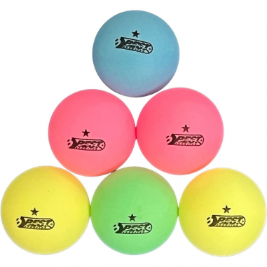 Balles de ping-pong de couleur assortie balles de ping-pong lavable