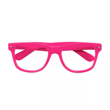 Lunettes rose Fluo sans verre