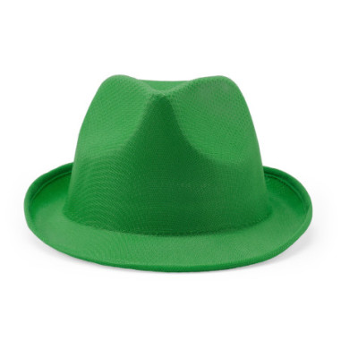 Chapeau vert thème tropical