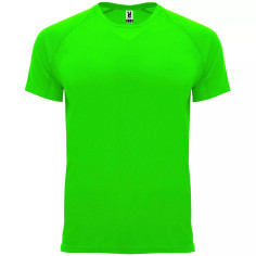 T-Shirt Mit Neon-Grünen Mann