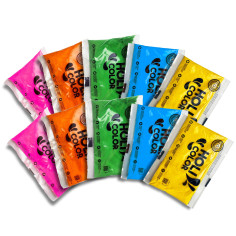 Poudre Holi en 75 g - Lot de 20 Sachets