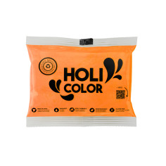 Poudre Holi ORANGE - Sachet 75 grammes