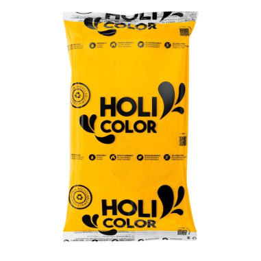 Sachet poudre holi JAUNE