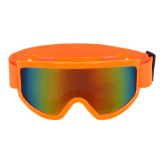 Masque de ski orange fluo