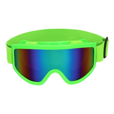 Couleur de Nuit - Masque de ski vert fluo