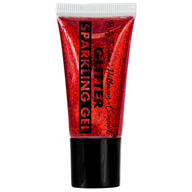 Gel maquillage rouge à paillettes - Couleur de Nuit