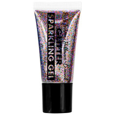 Gel maquillage multicolore à paillettes