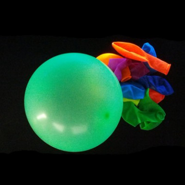 Ballon Fluo multicolore en lot de 10, accessoire de décoration