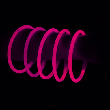 Tube Fluorescent et Bracelet pour soirée Fluo et disco