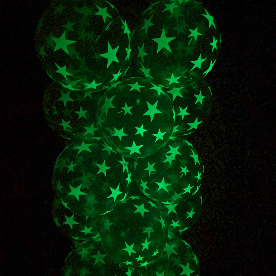 NTGRTY 24 Pièces Ballon Fluo, Ballon Fluorescent Dans le Noir, Décoration  de Fête Néon Lueur pour Décorations de Fête Blacklight Neon :  : Loisirs créatifs